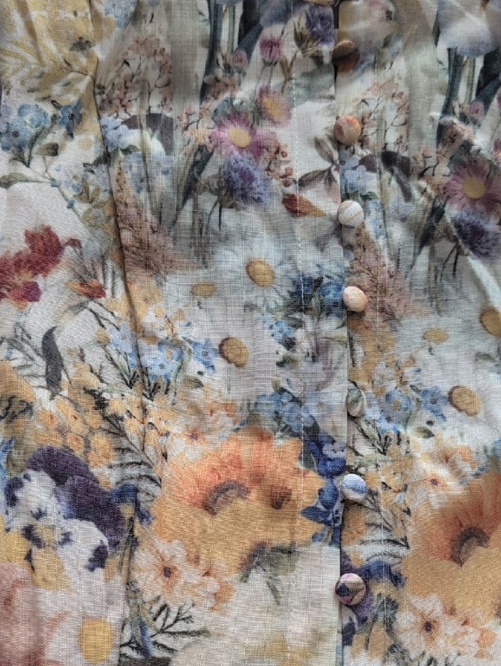 Commense Floral Belted Maxi Dress - M - Picture 7 of 8